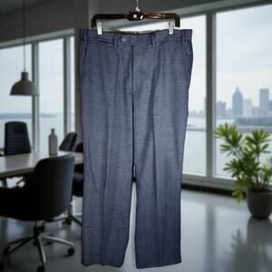 Hiltl Men's 36/38 Gray The Ultimate Trouser Wool Blend  Dress Pants READ German